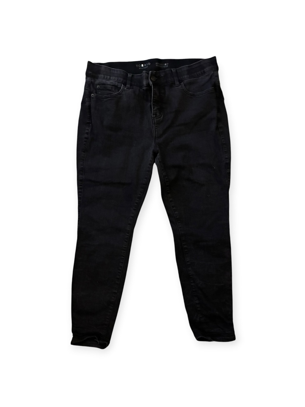 Torrid Bombshell Skinny Jeans High Rise Premium Stretch Black 18S